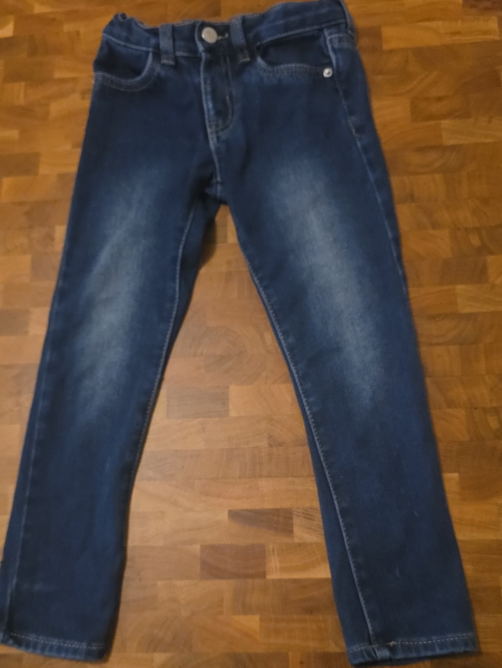 10/ $10 Cat & Jack Slim Straight Dark Blue Jeans